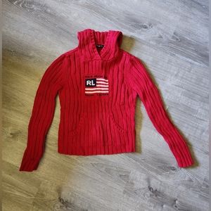 Vintage Ralph Lauren Hooded Sweater